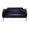 Replica two-seater Archibald leatehr sofa